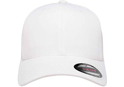 Image of Flexfit Unisex Mesh Fitted 2-Tone Trucker Hat, One Size