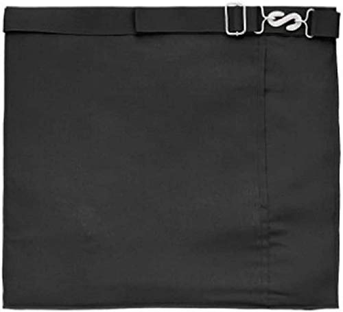 Tablier funéraire Maître Maçon brodé main - Décors deuil maçonnique - 3