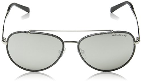 Michael Kors IDA MK1019 Sunglasses 11666G-59 - Gray Marble/silver-tone Frame, MK1019-11666G-59 - Image 3
