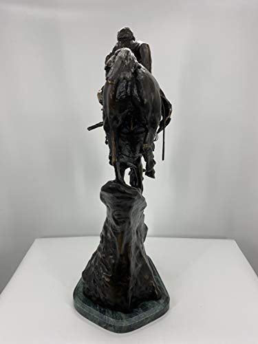Escultura Bronce Remington Hombre de Montaña 27.5 in miniatura 4