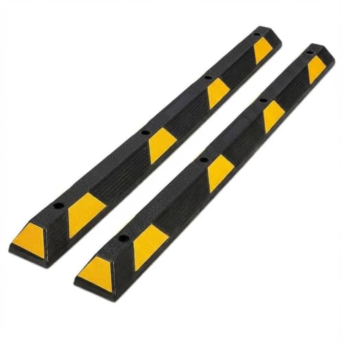 PeakPursuit 72' Rubber Parking Curb, Heavy Duty 2 Pack...