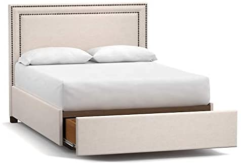 SG TAMIA NAILHEAD TRIM DESIGN WITH DRAWER KING SIZE (black)