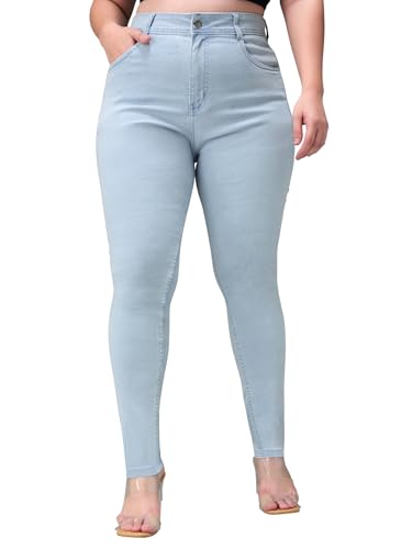 Image of Miss Chase A+ Women's Bootcut High Rise Regular Length Stretchable Denim Jeans
