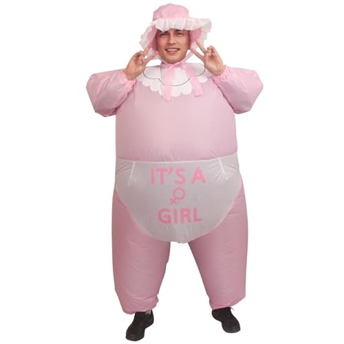 IRETG Costume gonflable pour bébé adulte - Déguisement amusant pour fête prénatale