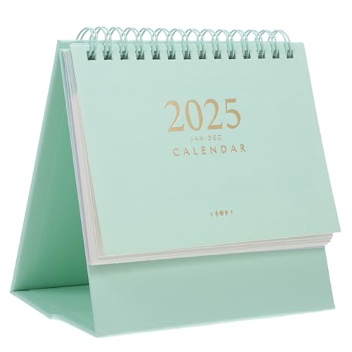 STOBOK Daily Planner Desk Calendar Compact Flip Calendar for Organizing Daily Schedule Aesthetic Design Sturdy Binding for Office and Home Use