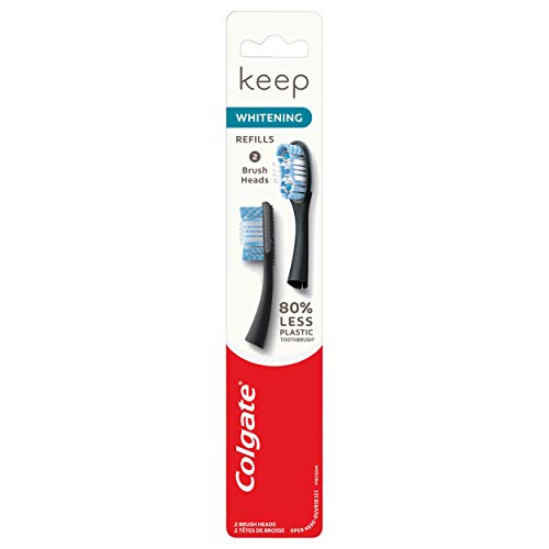 Colgate Keep Replaceable Head Toothbrush Whitening Refill 2 Count