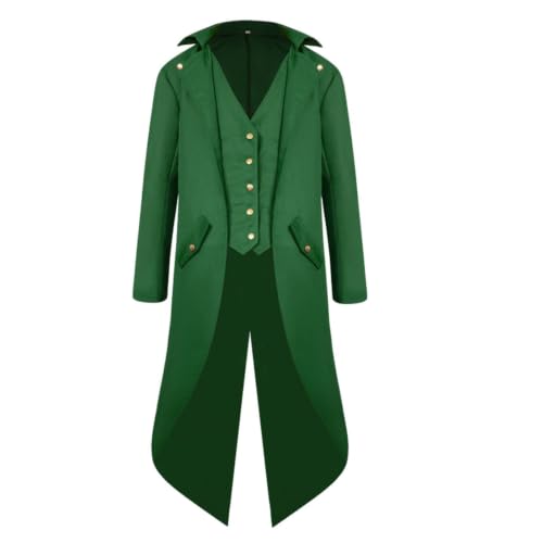 Chaqueta de frac victoriana para hombre ideal para sesiones de fotos y anime