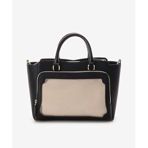 &chouette『《推し事バッグ》クリアポケット付きハートビジュートートバッグ』