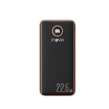 Power Bank, Carregador Portátil de 20000mAh com Carga Rápida, Múltiplas Portas, Design Leve e Proteção Inteligente para Dispositivos iOS e Android/USB/Type-C/Preto/(MD-12414)