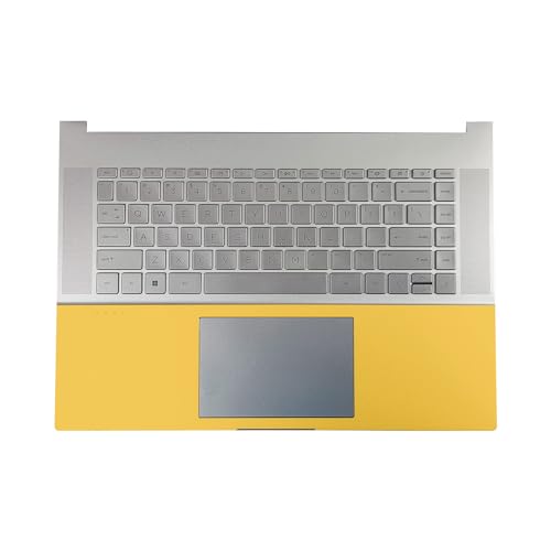 Image of Gaming Skin Compatible with HP Envy x360 16 inch (2023) - Solid Marigold - Premium 3M Vinyl Protective Wrap Decal Cover - Easy to Apply | Crafted in The USA by MightySkins