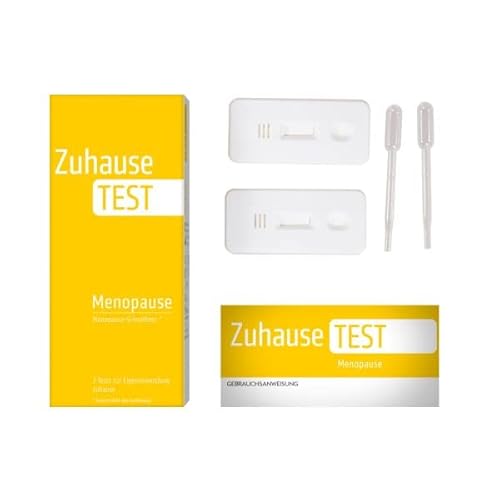 ZuhauseTEST Menopause | Menopause Schnelltest für Zuhause | Test zum Nachweis von FSH Hormon | Direktes Ergebnis Cover