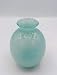 Produktbild Dutz Collection | NADIEL Glas Vase Blau H 14 cm B3 Hellblau Blumenvase Dekovase | Bauchig Mundgeblasen | Tischdeko Frühling Sommer