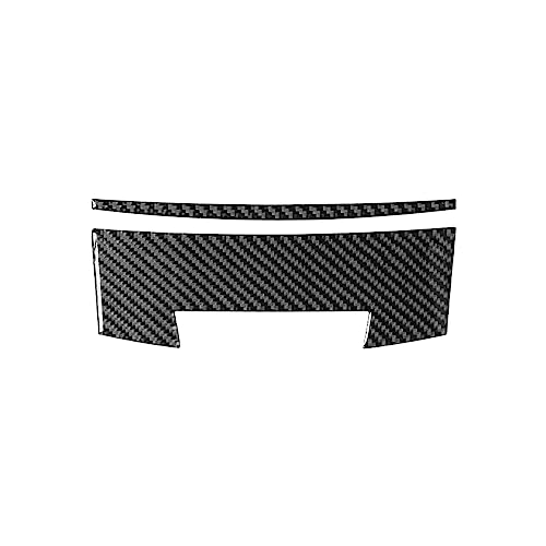 Image of Car Center Control Storage Panel Sticker, Gray, Metal, Genuine Carbon Fiber, 2013-2017 Honda Accord Accessories, Waterproof, Irregular, Powder Coated, Single Use