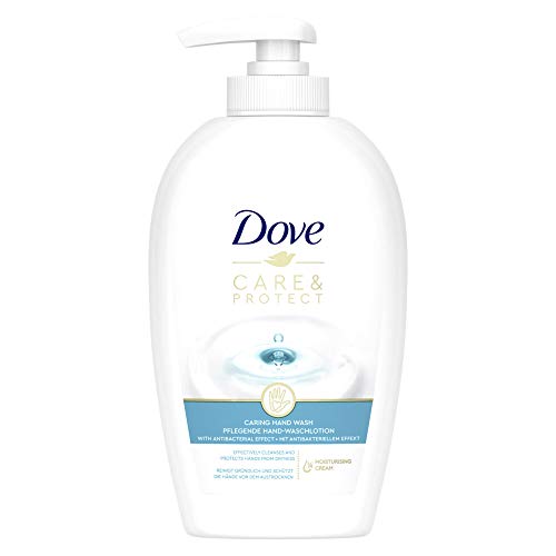 Dove Care & Protect Nourishing Hand Wash Lotion Intensive Cleansing Liquid Soap with 5-Moisture Complex and Antibacterial Effect 250 ml Pack of 1