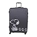 [シフレ] スーツケースカバー スヌーピー Lサイズ Peanuts PN53.おでかけブラック
