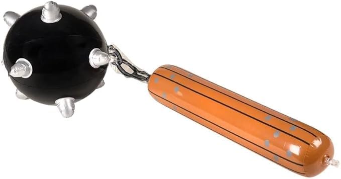 Mace Inflate | 30 Inches | Inflatable Blow Up Decoration Costume Prop (4 Pack)