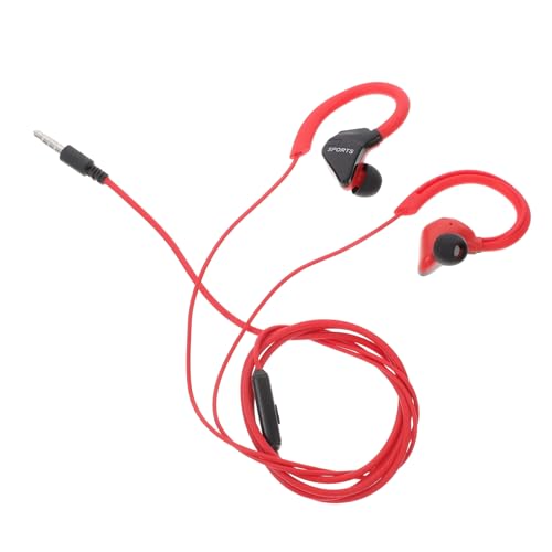 HOMSFOU 1paire Écouteurs Filaire Étanches Sportifs avec Oreille pour Running Cyclisme Et Fitness Confort Optimal Et Contrôle Facile du Volume