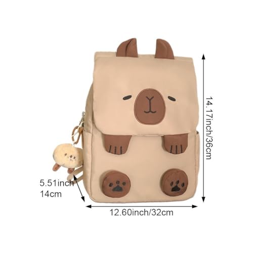 Sac à dos capybara chic : cadeau d'école idéal pour enfants - 5
