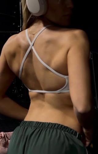 Image of Aoxjox Women's Workout Sports Bras Fitness Metamorph Sienna Twist Bra Yoga Crop Tank