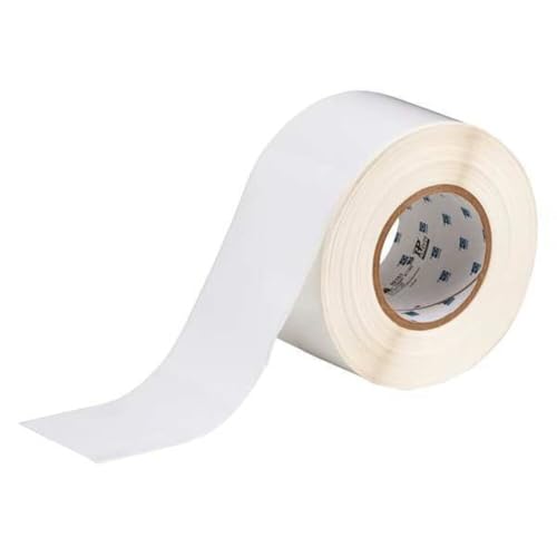 Etiqueta térmica blanca Brady THT-21-423 en rollo de poliéster brillante permanente
