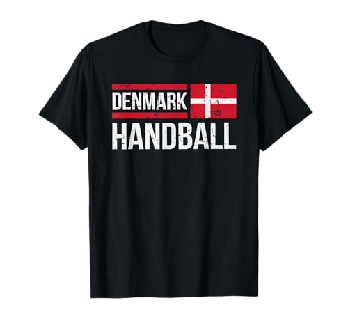 Dänemark Handball-Flagge Fan Teamspieler Jersey Geschenk T-Shirt