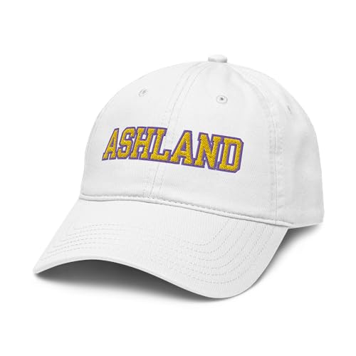 Ashland Eagles Title White Officially Licensed Adjustable Baseball Hat