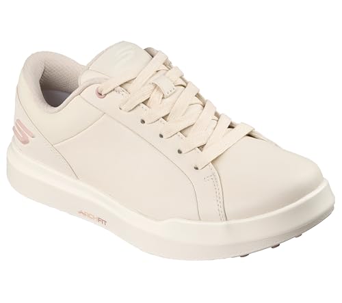 Skechers Donna Waterproof Relaxed Fit: Go Golf Drive 6 Shoes In Naturale, Taglia 41, Arch Fit - 2