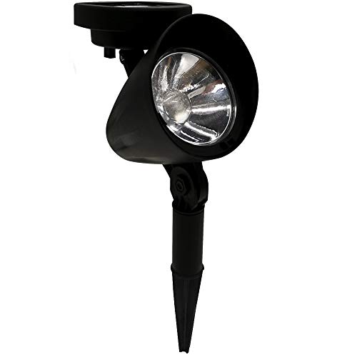 Kit 10 - Luminária Solar Spot Refletor LED Verde com Espeto de Jardim