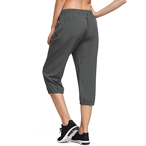 Baleaf-Women-Capri-Joggers-Lightweight-Hiking-Running-Short-Capri-Pants-Quick-Dry-UPF-50-Zipper-Pockets