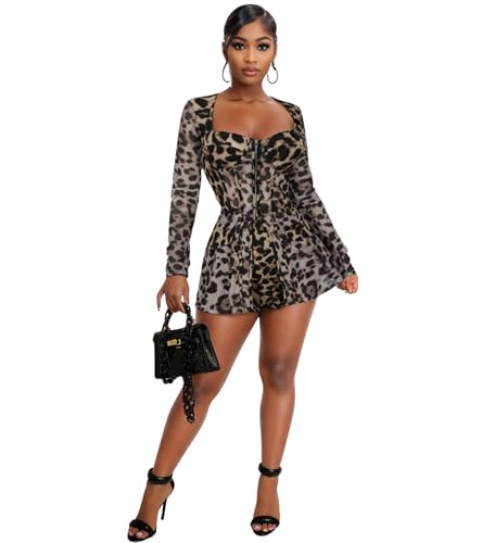 Image of Jigfar Women Sexy Elegant Bodycon Jumpsuit Going Out Romper Birthday Party Club Night Outfits