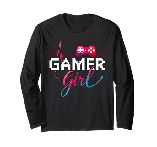 Diseño Gamer Girl Manga Larga