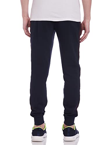 Image of Marks & Spencer Mens Solid Mid Rise Regular Fit Jogger