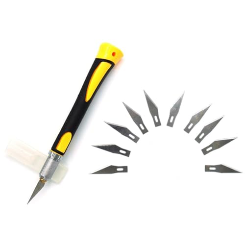 ISTOVO Coltelli da Intaglio del Legno Frutta Scultura Coltello per Incisione Utensili Manuali -9302S Set Durevole Facile da Installare Facile da Usare