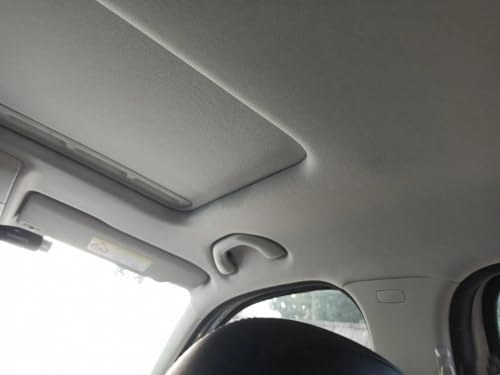 Auto Headliner Fabric Mesh Type 60" Wide by 36" with Foam Backed Flat Knit Headliner Material Car Roof Upholstery Fabric for RV Truck Boat Home Repair, Light Gray