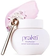 Prakti PritiPolish Instant Glow Exfoliator, Gentle Facial Scrub Clears &amp; Minimizes Pores, Instant...