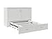 AFI Southampton Murphy Bed Chest with Charging Station, Queen, White