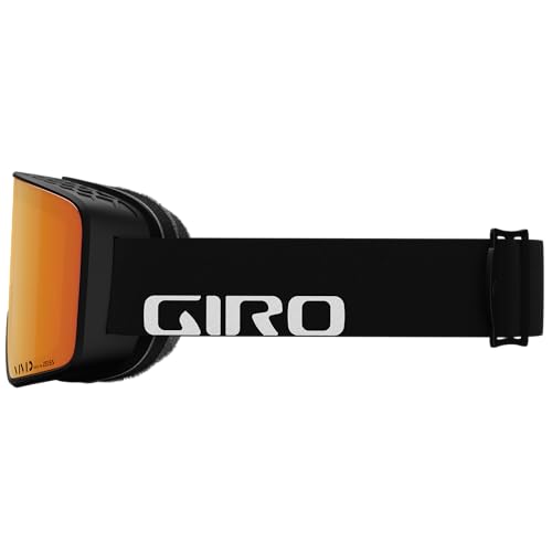 Image of Giro Method Snow Goggles Black Wordmark Ember 2 Vivid Lenses