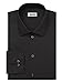 Unlisted by Kenneth Cole mens Regular Fit Solid Dress Shirt, Black, 16 -16.5 Neck 36 -37 Sleeve Large US