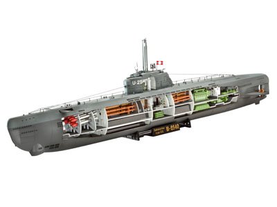 Revell 05078 Deutsches U-Boot Typ XXI mit Interieur im Maßstab 1:144 – Ansicht 5