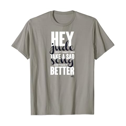 Lyrics by Lennon and McCartney - Hey Jude T-Shirt Cover