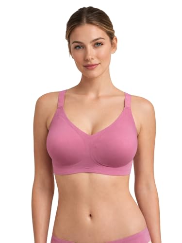 Image of Viola's Secret 6 Pack of Color Print T-Shirt Bras B Cup C Cup and D Cup