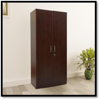 COSTAWOOD Teakwood Durable Wardrobe for Bedroom | Living Room (Colour Available: Highland Pine/Laurel Oak Light/Laurel Oak Dark, 46 X 80 X 180 Cms)