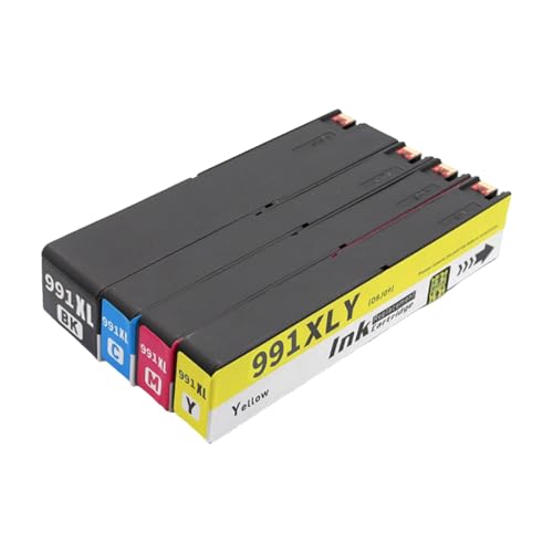 Cartouche 991X BK haute capacité pour imprimante HP PageWide Pro 750dw 772dn et 777z