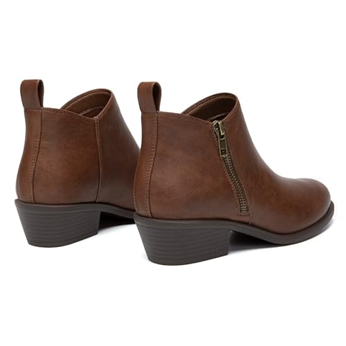 Athlefit Chunky Heel Ankle Boot