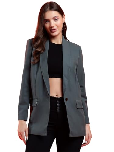 Image of KOTTY Womens Cotton Blend Standard Length Elegant Style Coat - Classic Style with Modern Detailing