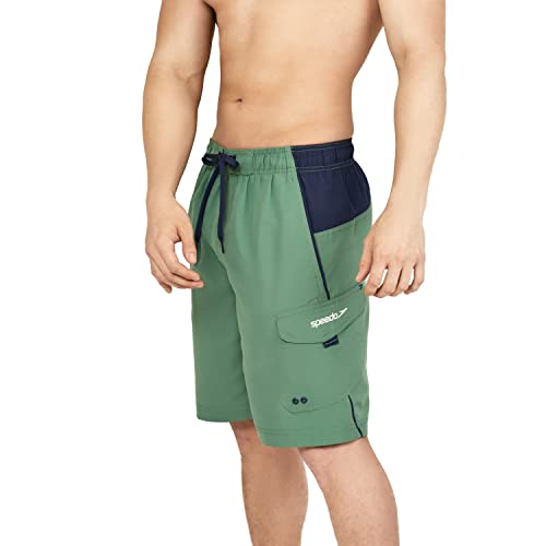 Image of Speedo Men's Marina Sport Volley, Knee Length Swim Trunk