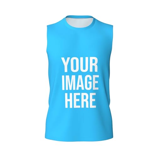 Custom T-Shirts for Men Women Couple Design Your Own Shirt with Text/Image/Logo Personalized Tank Top