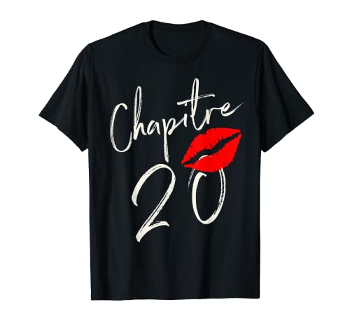 Chapitre 20 ans joyeux anniversaire Nées en 2002 T-Shirt
