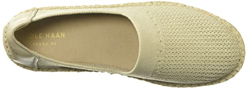 Cole Haan Women's CLOUDFEEL Stitchlite Espadrille Loafer Flat, Hawthorn/CH Gold Metallic Knit/Hawthorn Leather/Natural Jute , 8.5 M US