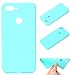 Produktbild Everainy Kompatibel für Xiaomi Mi 8 Lite/Mi 8 Youth/Mi 8X Silikon Hülle Matt Ultradünn Hüllen Handyhülle Gummi Case Schutzhülle Stoßfest TPU Gel Stoßstange Cover (Grün/Hellblau)